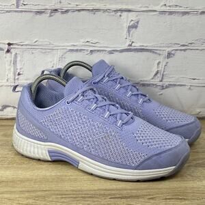 Orthofeet Coral 983 Purple Comfort Sneakers Women's 9.5 Wide Walking Knit Shoes